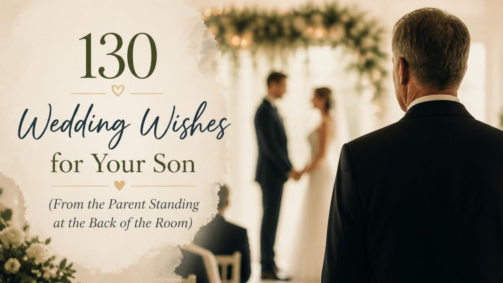 130 Wedding Wishes for Your Son (From the Parent Standing at the Back of the Room)