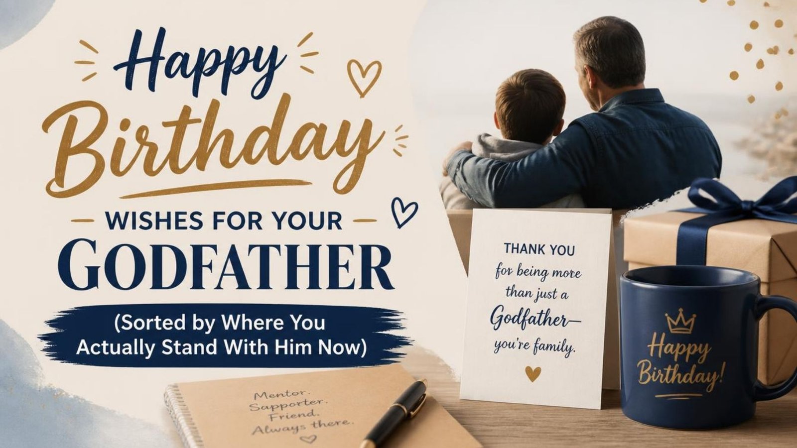 140 Happy Birthday Wishes for Your Godfather (Sorted by Where You Actually Stand With Him Now)