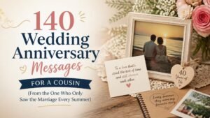 140 Wedding Anniversary Messages for a Cousin