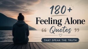 180+ Feeling Alone Quotes That Speak The Truth