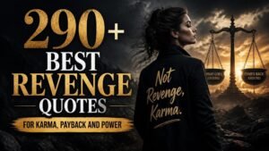 290+ Best Revenge Quotes For Karma, Payback And Power