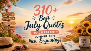 310+ Best July Quotes To Celebrate Summer And New Beginnings
