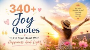 340+ Joy Quotes To Fill Your Heart With Happiness And Light