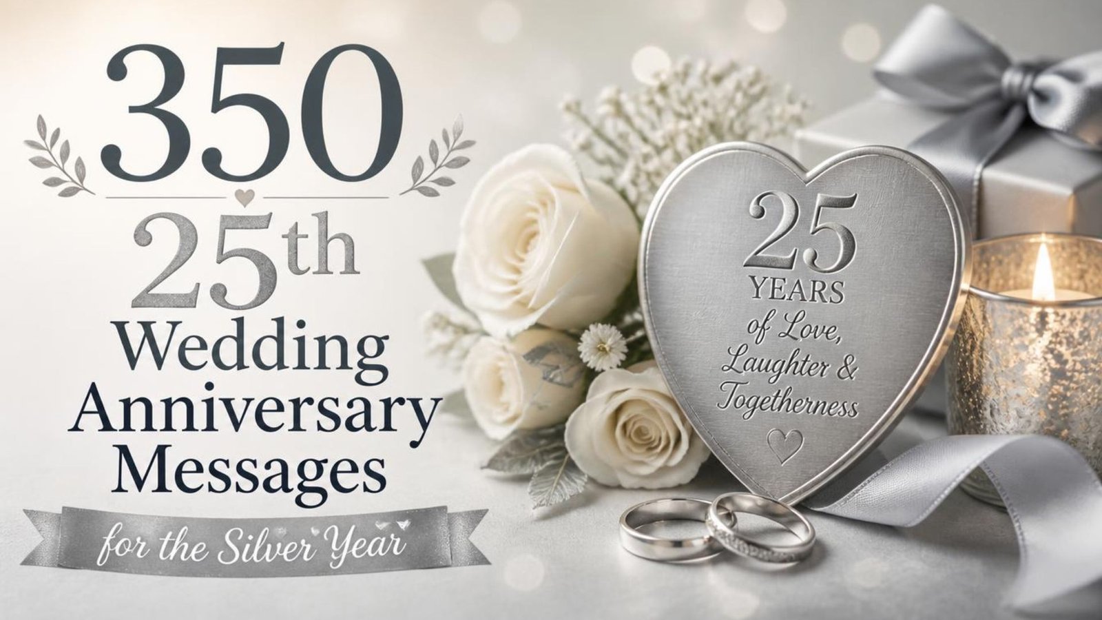 350 25th Wedding Anniversary Messages for the Silver Year