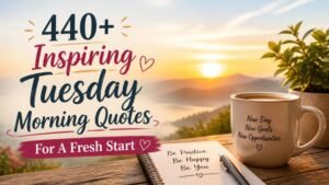 440+ Inspiring Tuesday Morning Quotes For A Fresh Start