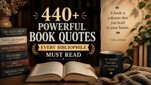 440+ Powerful Book Quotes Every Bibliophile Must Read