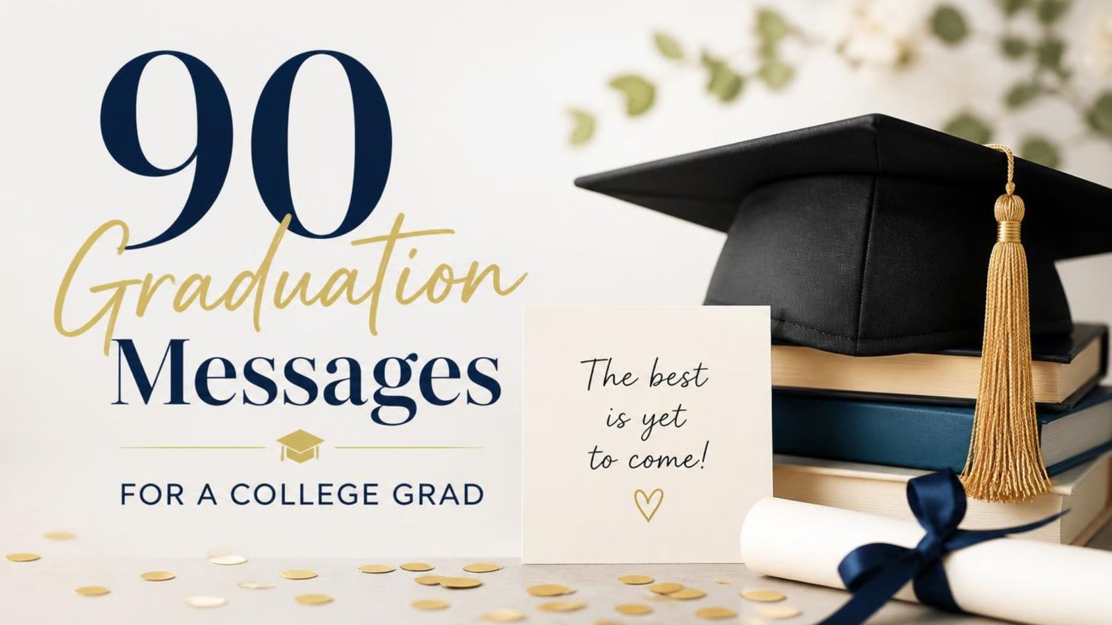 90 Graduation Messages for a College Grad