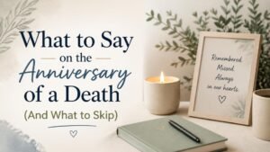 What to Say on the Anniversary of a Death (And What to Skip)