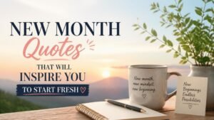 300+ New Month Quotes That Will Inspire You To Start Fresh