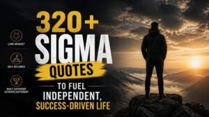 320+ Sigma Quotes To Fuel Independent, Success-Driven Life