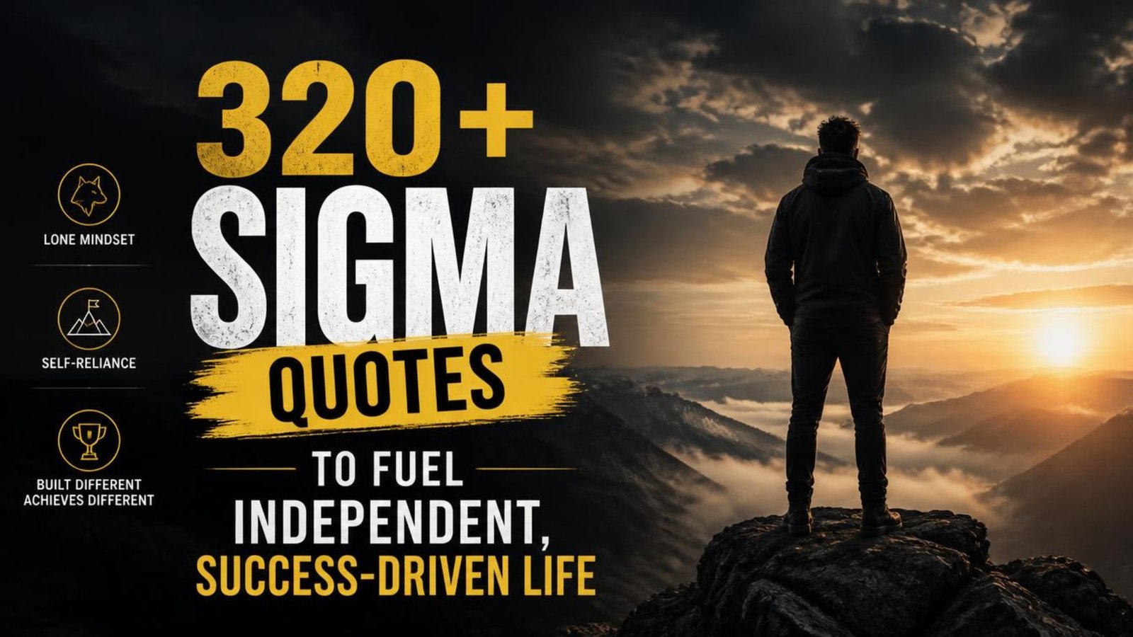 320+ Sigma Quotes To Fuel Independent, Success-Driven Life