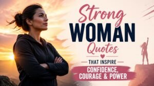 Strong Woman Quotes That Inspire Confidence, Courage & Power