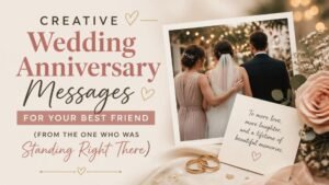 Wedding Anniversary Messages for Your Best Friend