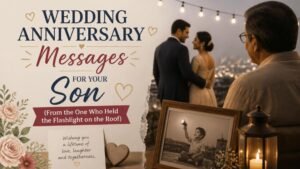 Wedding Anniversary Messages for Your Son (From the One Who Held the Flashlight on the Roof)