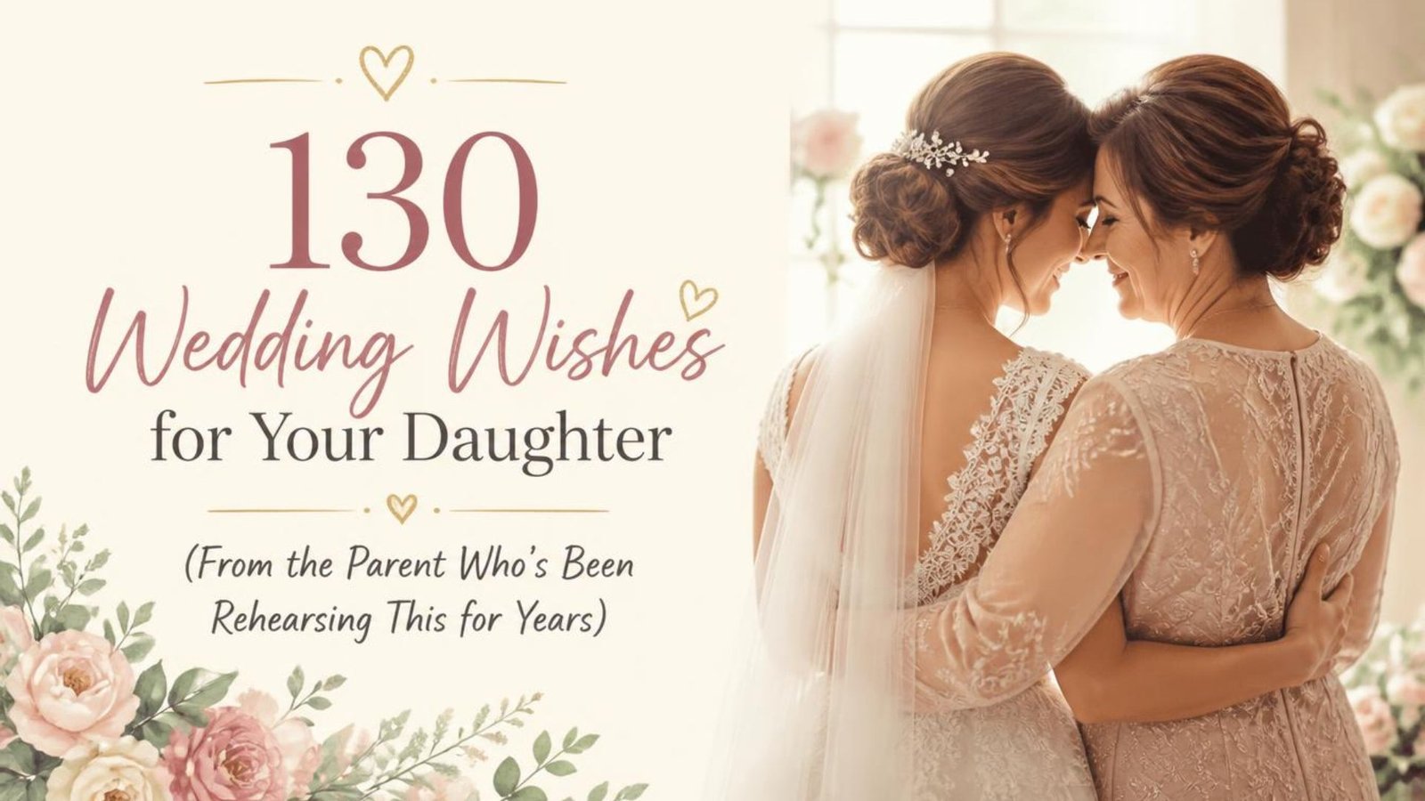 130 Wedding Wishes for Your Daughter (From the Parent Who's Been Rehearsing This for Years)