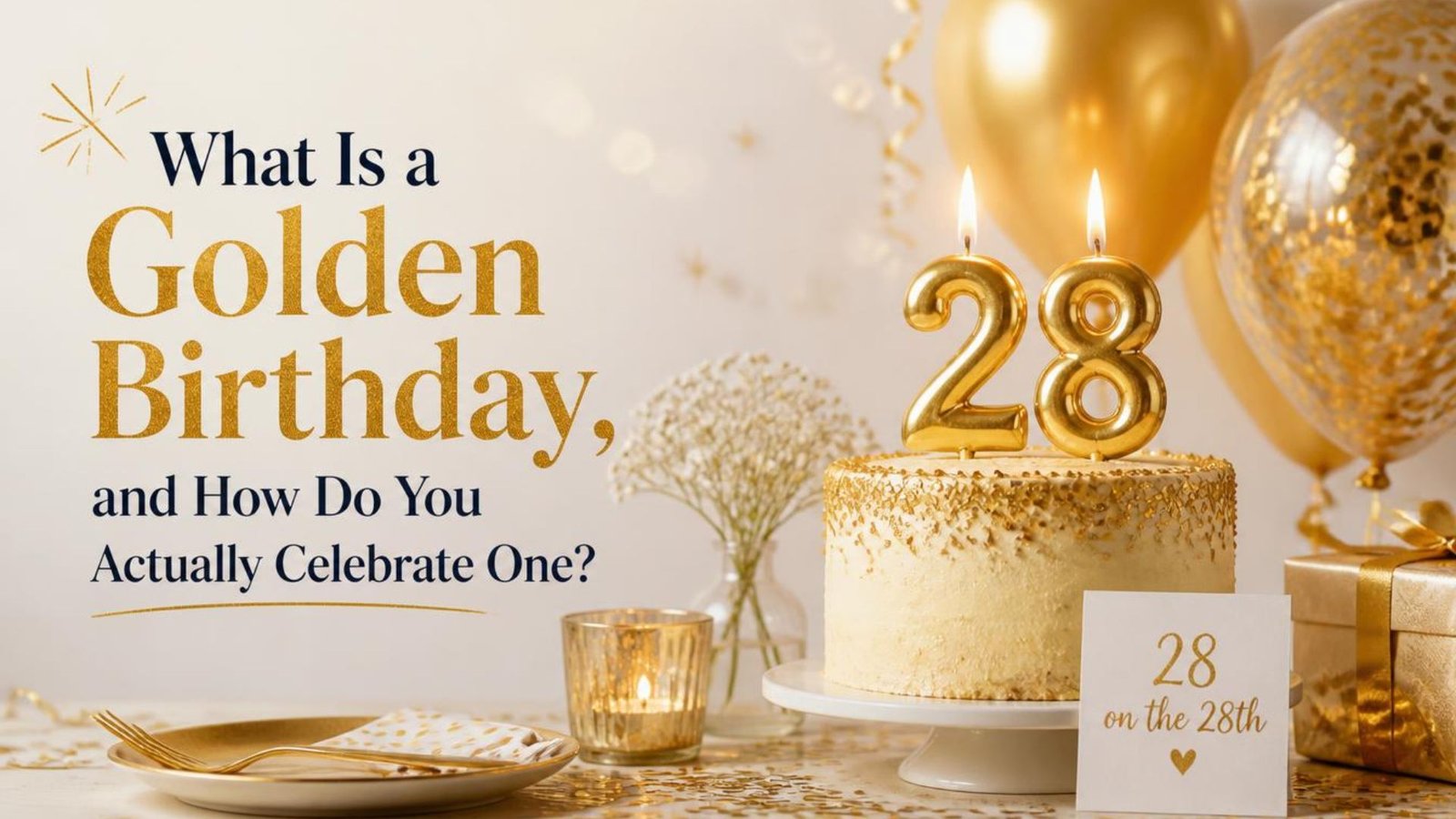 What Is a Golden Birthday, and How Do You Actually Celebrate One?