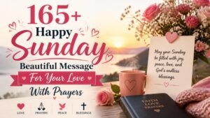 165+ Happy Sunday Beautiful Message For Your Love With Prayers