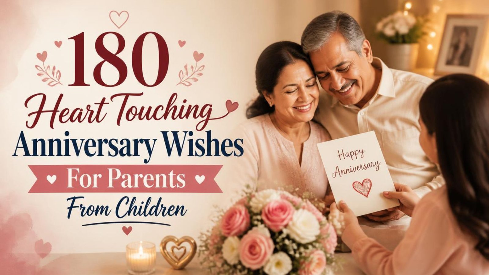 180 Heart Touching Anniversary Wishes For Parents From Children