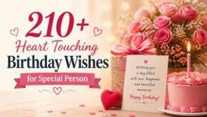 210+ Heart Touching Birthday Wishes for Special Person 
