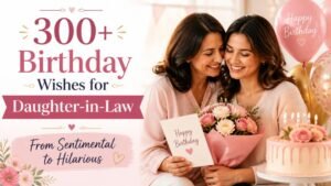 300+ Birthday Wishes for Daughter-in-Law: From Sentimental to Hilarious