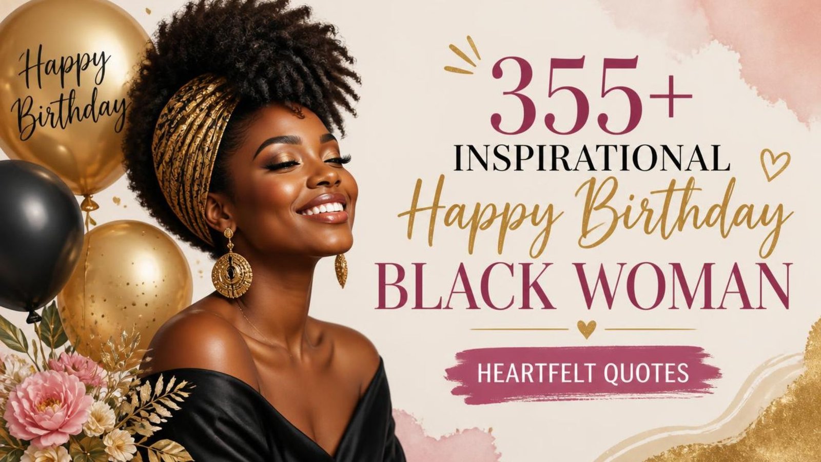 Happy Birthday Black Woman