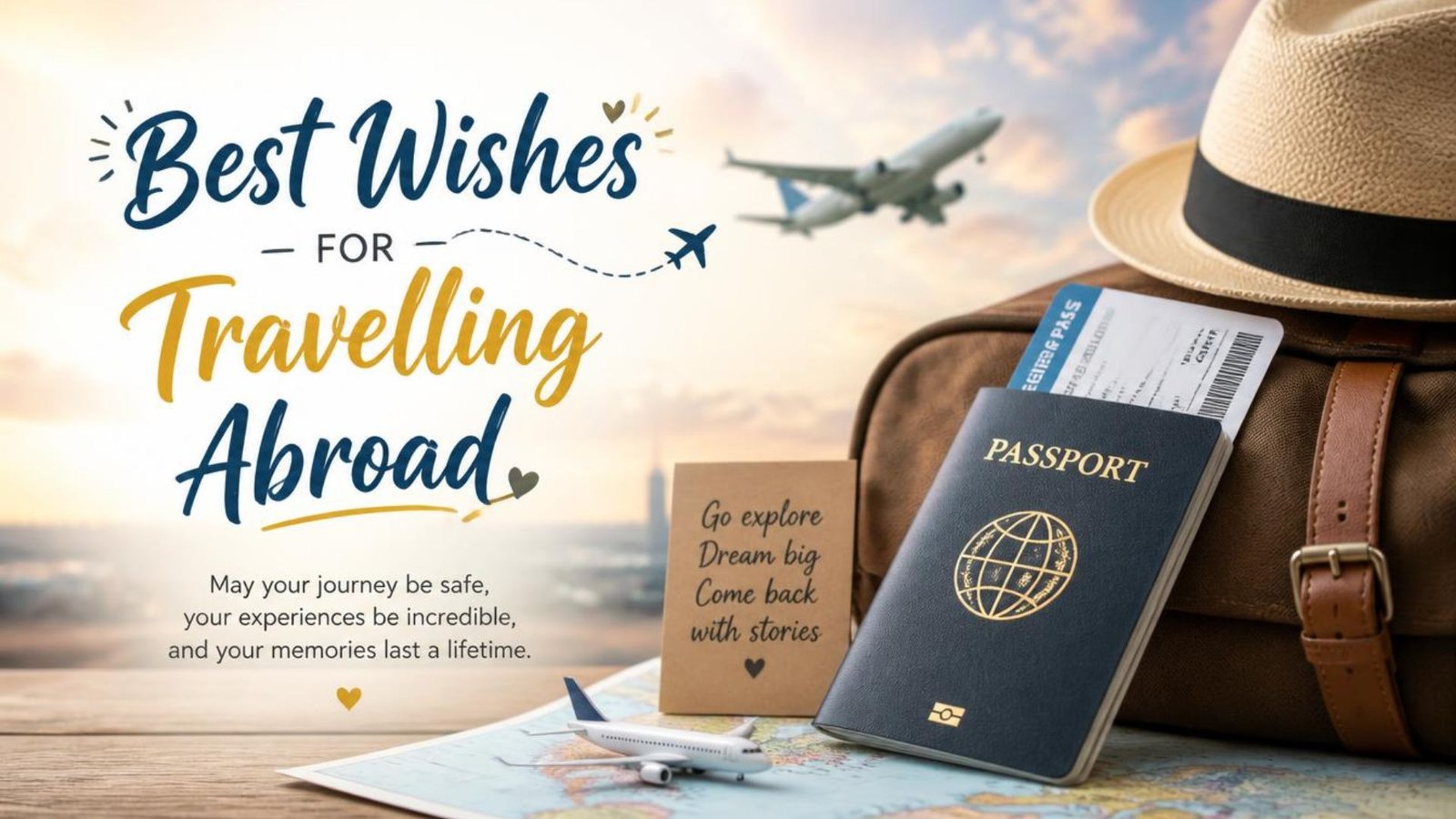 Best Wishes for Travelling Abroad