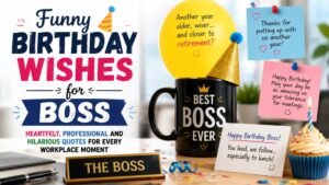 Funny Birthday Wishes for Boss: Heartfelt, Professional and Hilarious Quotes for Every Workplace Moment