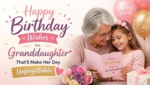Happy Birthday Wishes For Granddaughter