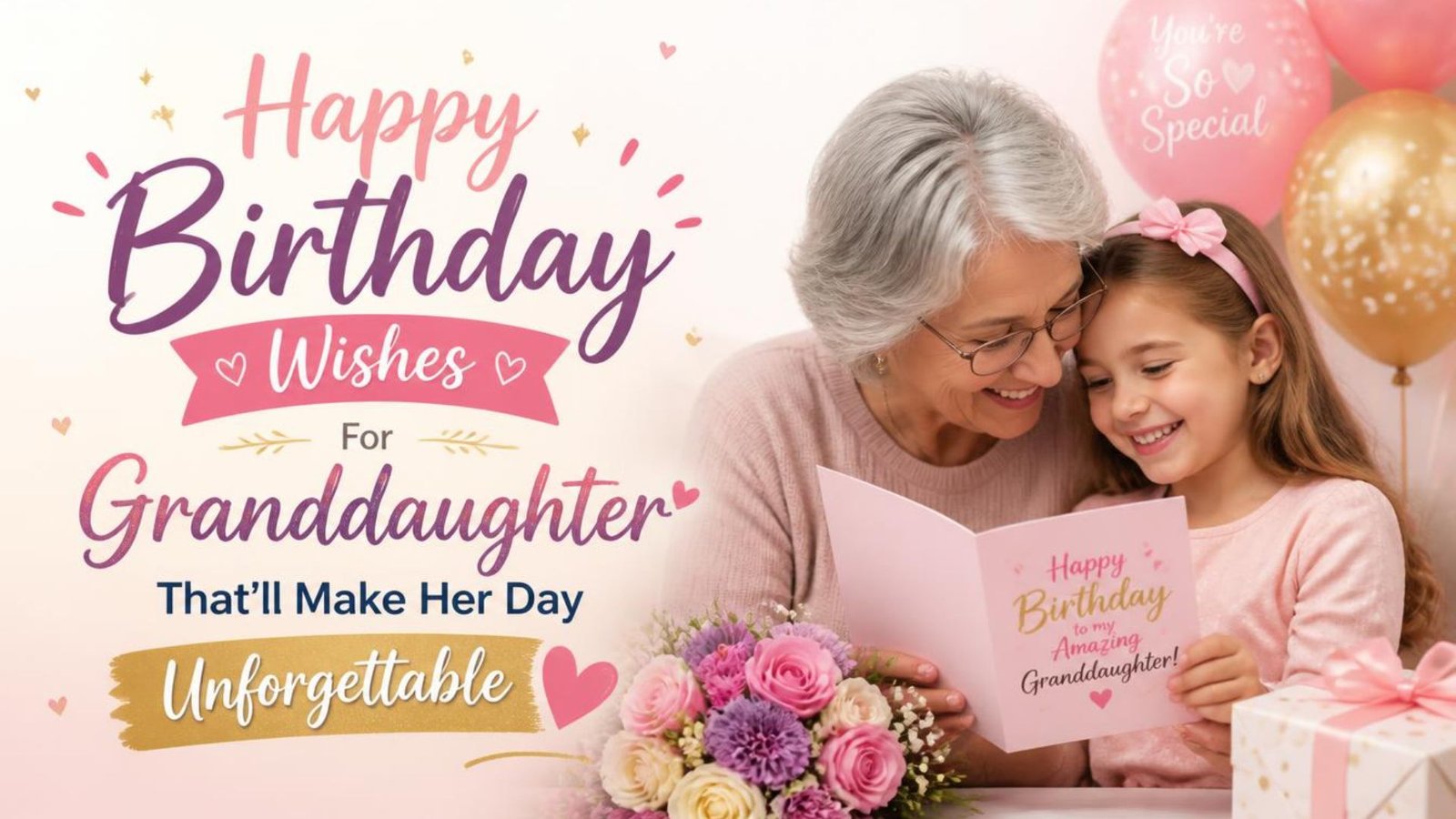Happy Birthday Wishes For Granddaughter