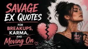 Savage Ex Quotes for Breakups, Karma, and Moving On