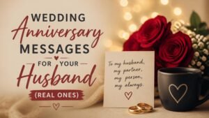 Wedding Anniversary Messages for Your Husband